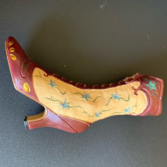 Vintage Cowboy Boot Figurine - Picture 2 of 2